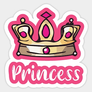 Royal Princess Crown Sticker